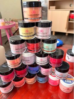 Glam and Glitz acrylic powders! BUNDLE DEAL ONLY
