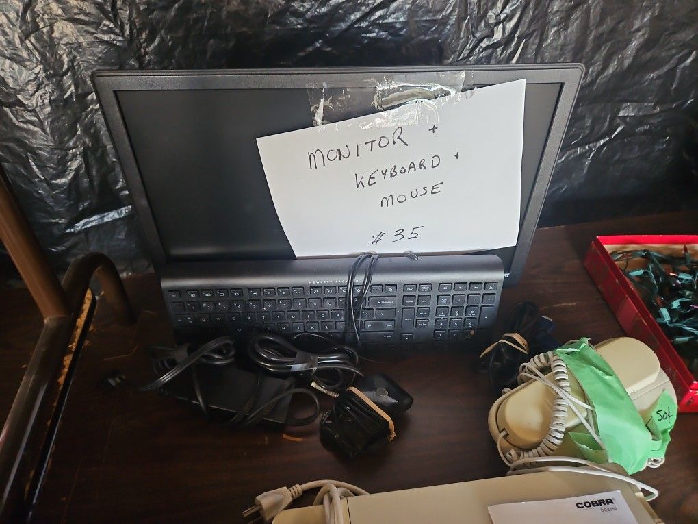 Hp Monitor, Keyboard And Mouse