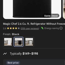 Magic Chef Refrigerator 