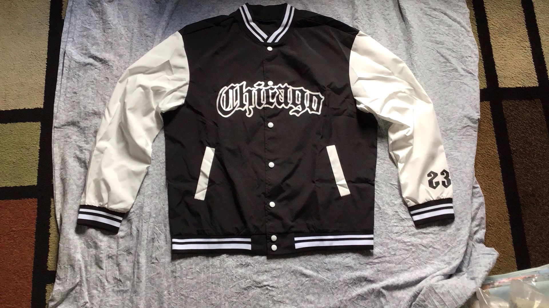Men’s Chicago Black And White Jacket
