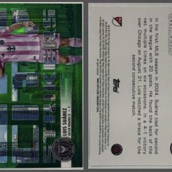 Luis Suarez: 2025 Topps Chrome MLS - Big City Strikers Green #/99