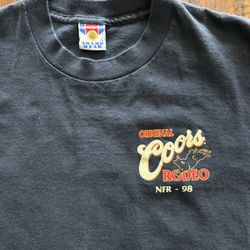 Rare 1998 Coors Rodeo NFR T Shirt
