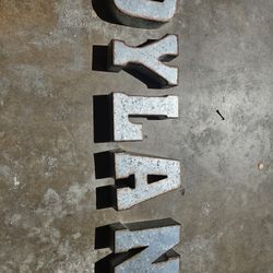 Home Accents Metal Letters DYLAN Hobby LOBBY (5 Letters)