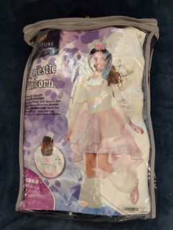 Spirit Majestic Unicorn Girls Size8/10 Halloween Costume