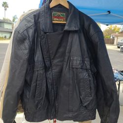 Leather Jacket-mens