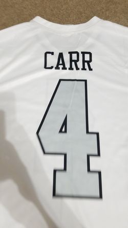 Nike Raiders Derek Carr color rush jersey