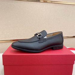 Ferragamo Men’s Leather Shoes With Box New 