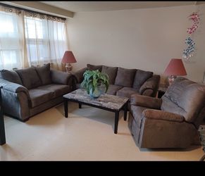 Sofa set with Marble Table set