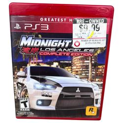 Midnight Club Los Angeles Complete Edition PlayStation 3 PS3