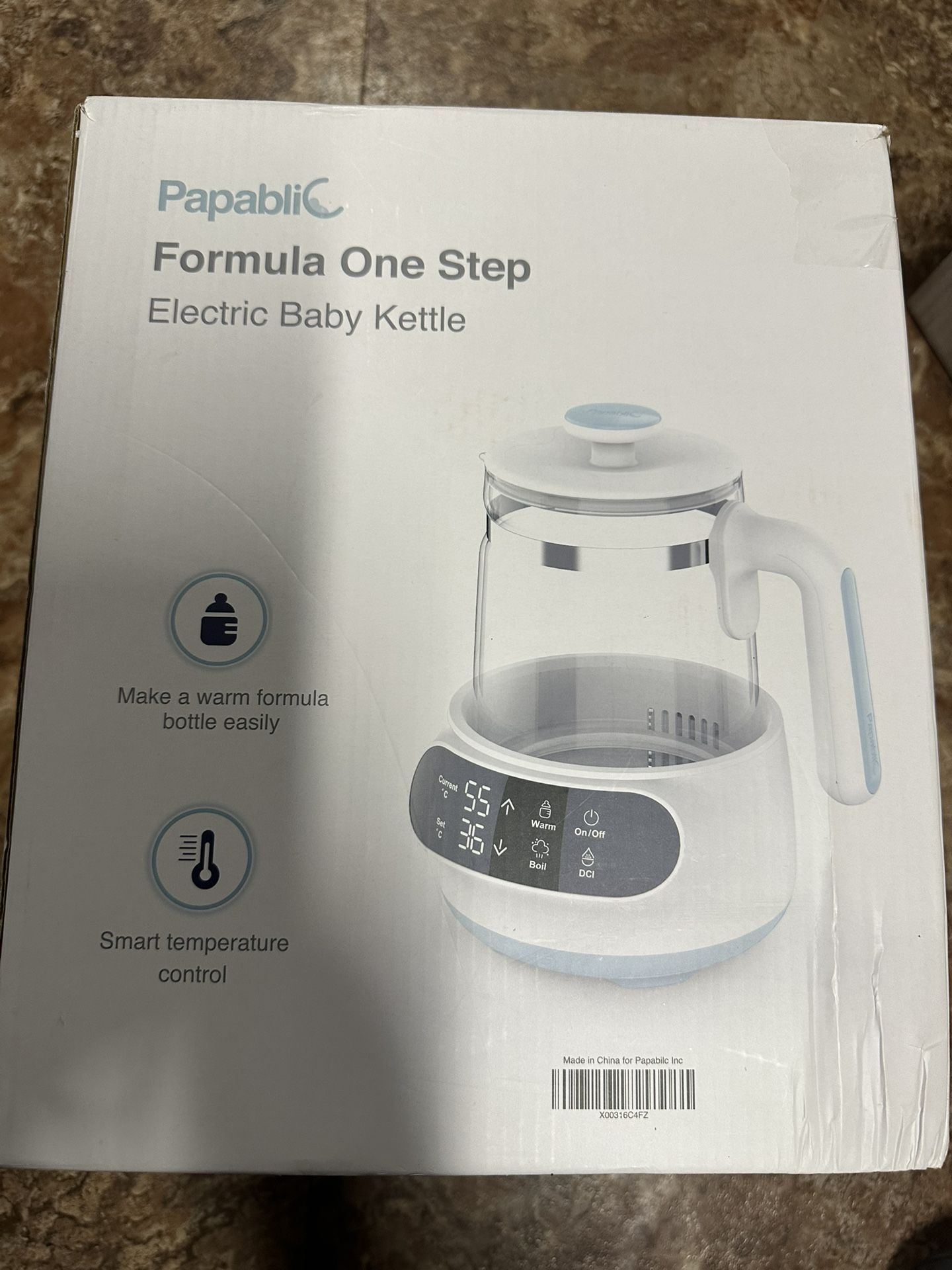 Brand New in A Box Formula One Step Electric Baby kettle