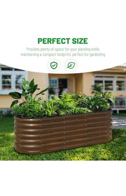 Garden Bed Kit - 6x2x2 ft Large Metal Planter Box