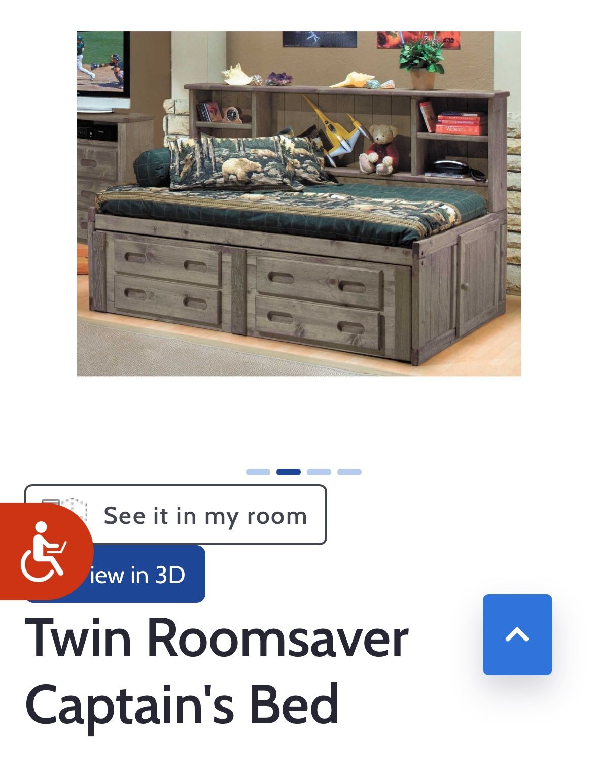 Captain Bed With Matching Desk