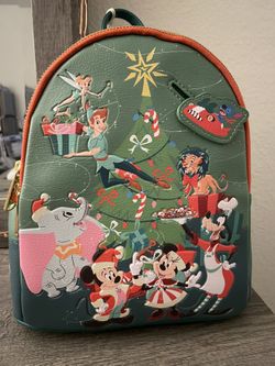 Disney Christmas Loungefly Backpack (Glow In The Dark)