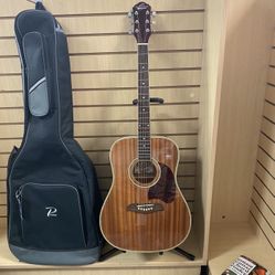 Oscar Schmidt By Washburn Mahogany Acoustic Guitar