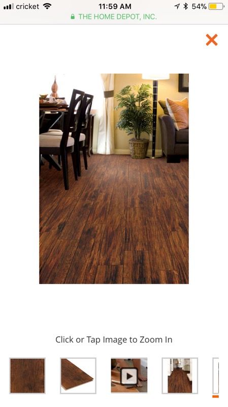 Trafficmaster Embossed Alameda Hickory 7 Mm Thick X 3 4 In Wide Open In The Appcontinue To Mobile Website