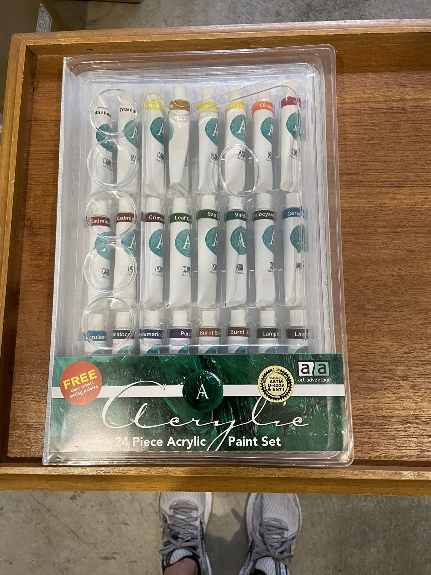 Acrylic Paint Set 24 Puwcw