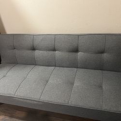 Grey futon 