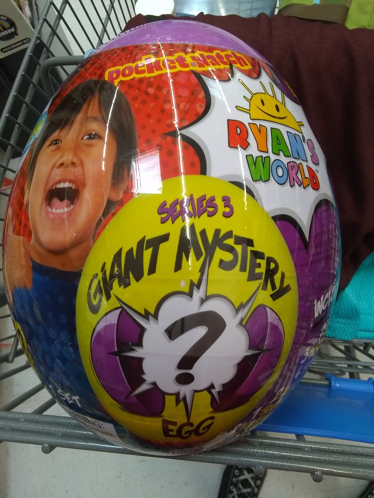 Ryan's world deals purple mystery egg