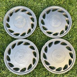1989~1994 NISSAN 240SX S13 OEM 15" 12 SLOT WHEEL COVER / HUBCAP SET OF 4