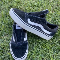 Vans Old School Black White Women Size 6.5