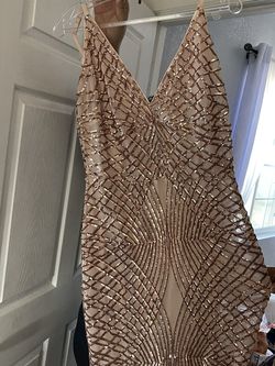 Rose Gold Sequence Dress