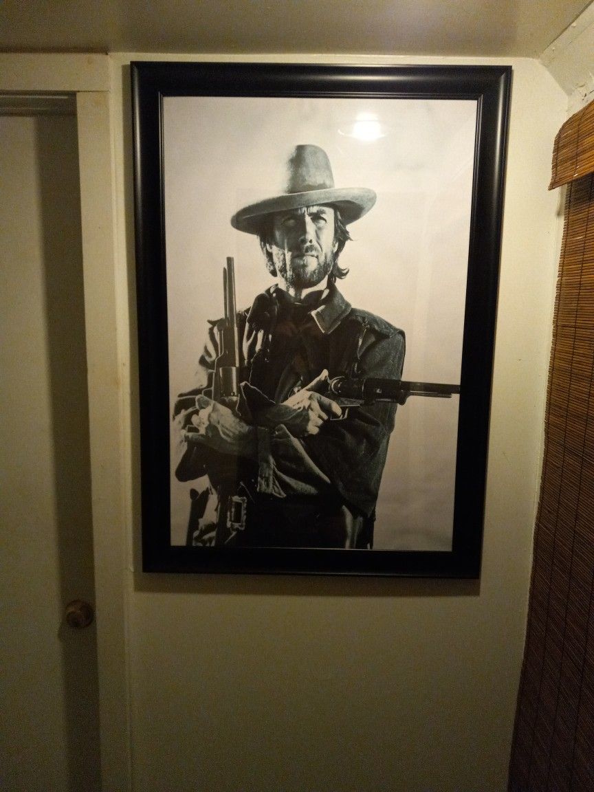Clint Eastwood Silk Poster 36× 24