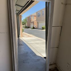 Gray Framed Mirror