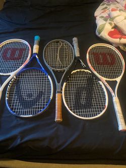 5 tennis rackets price if one wilson prince head