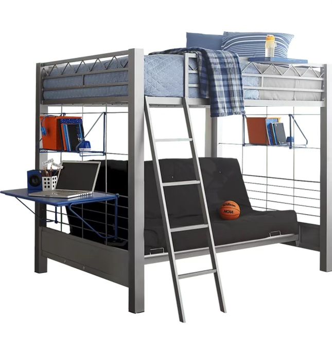 Full Size Bunk With Futon Bottom