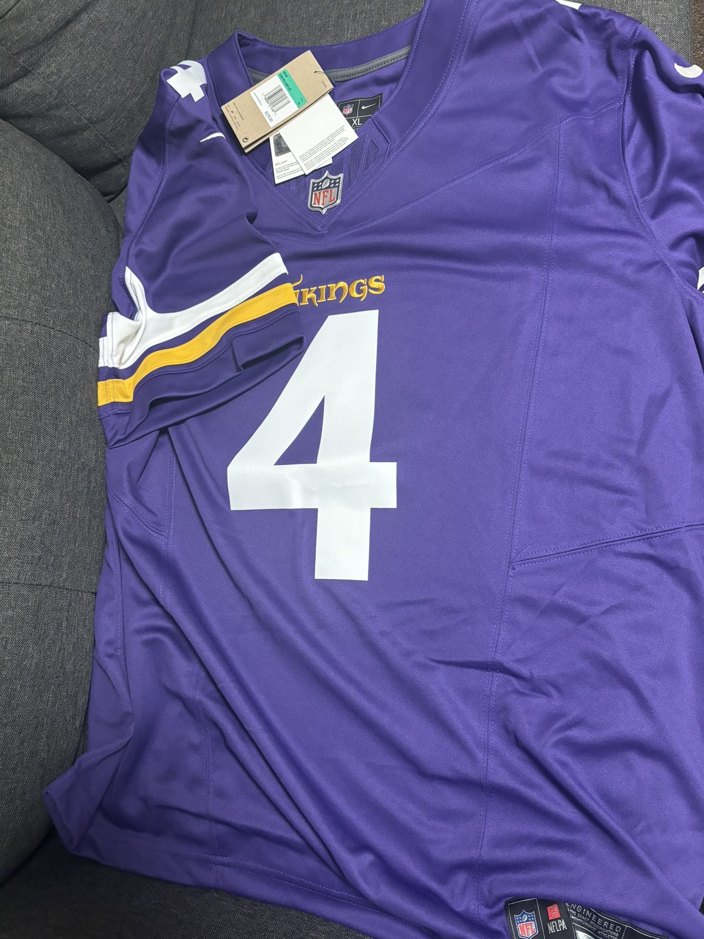 Nike Dri Fit Vikings Cook Jersey - New - XL