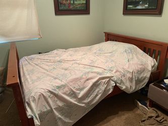 Mission style full (double) bed