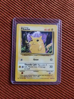 Yellow Cheek Pikachu