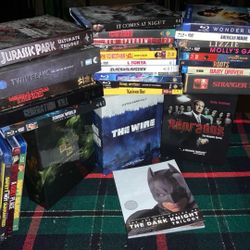 Blue-Ray And DVD Box Sets Along With A Mix Of Other Movies