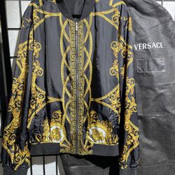 VERSACE Jacket / blouson outerwear size EU 60 5XL double face “cup of the gods”