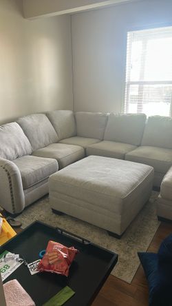 4 Piece Sectional With Storage Ottoman