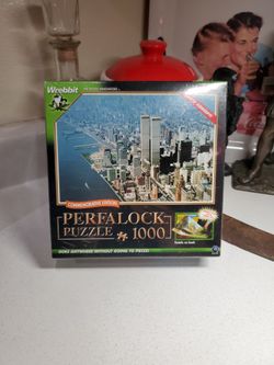 2002 Wrebbit Perfalock Twin Towers Puzzle, 1000 Pieces