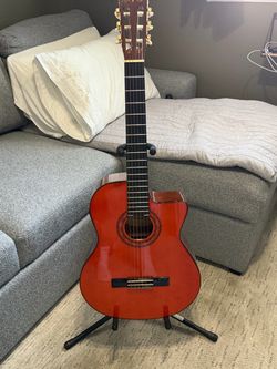 Washburn Classical C5CE Nylon String Acoustic-Electric Guitar - Natural