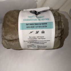 BNWT Travel Blanket, Size 50” x 60”, Lightweight For Travel