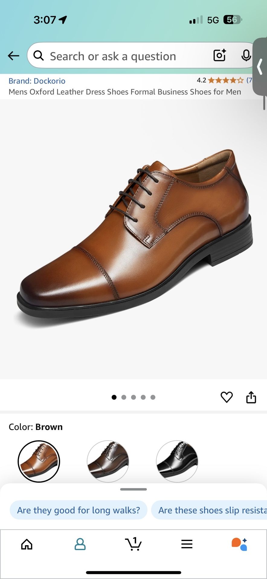 Mens Oxford Leather Dress Shoes Formal Business Shoes for Men
