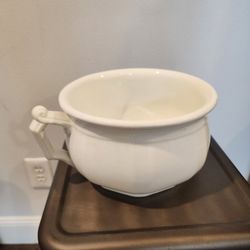 ANTIQUE 1906 Staffordshire England MADDOCK & CO. ROYAL-STONE" Potty Chamber Pot