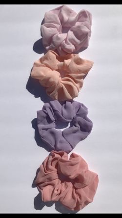 New scrunchies - spiral and elastic bundles or both