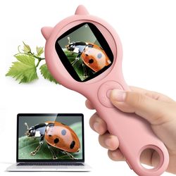 Brand new Portable Handheld Mini Digital Microscope for Kids - Educational Science Toys, Christmas & Birthday Gifts