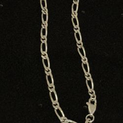 925 Figaro Bracelet 7.5