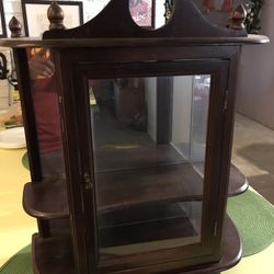 Antique Mirror Wall Shelf