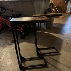 Slim couch side tables