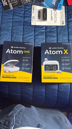 Audien Hearing Atom ONE & Atom X Hearing Aids