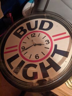Bud Light Rare Neon Clock