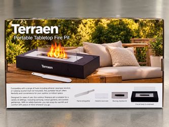 Terraen Portable Tabletop Fire Pit