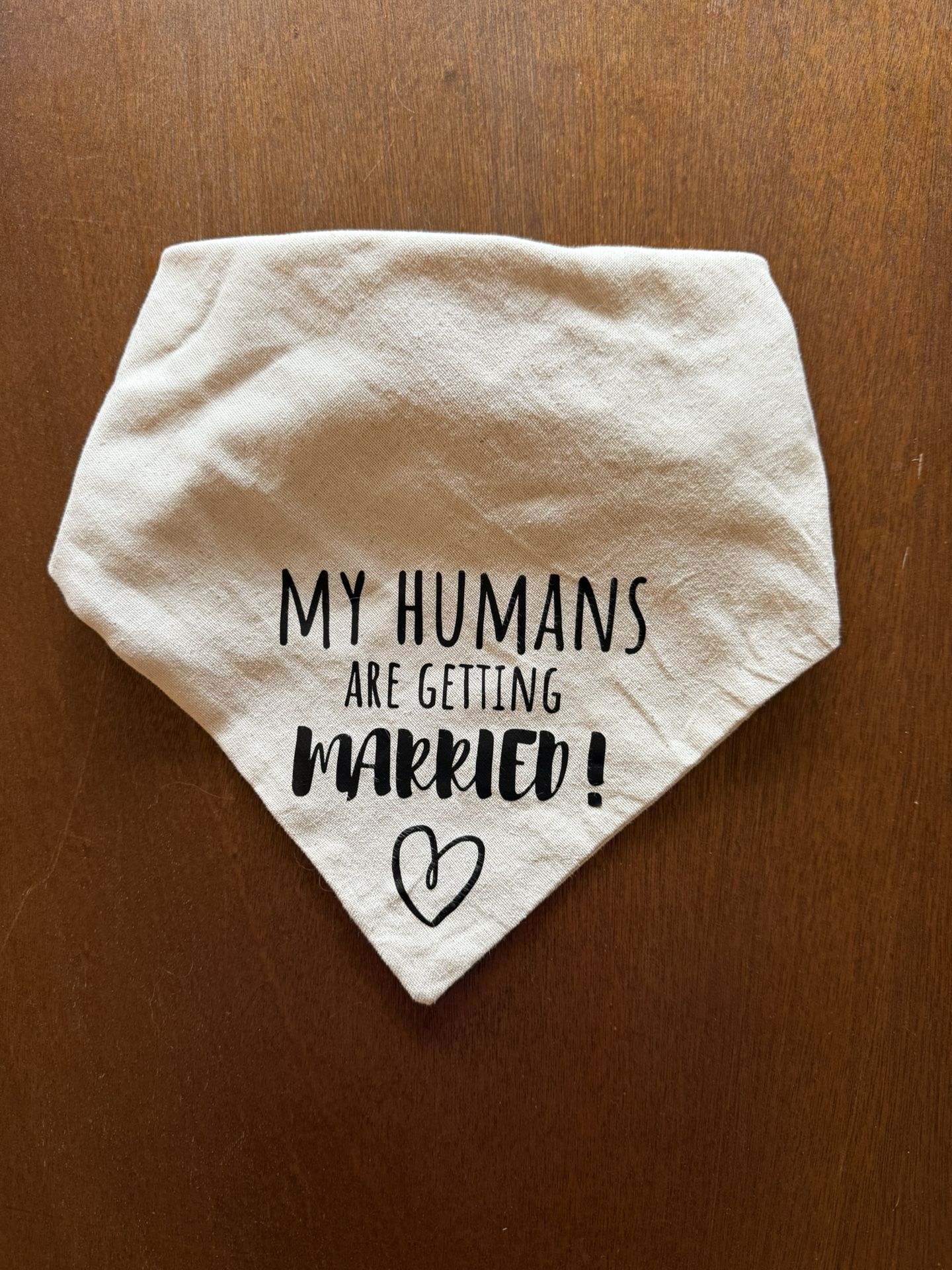 My Humans Are Getting Married Pet Bandana