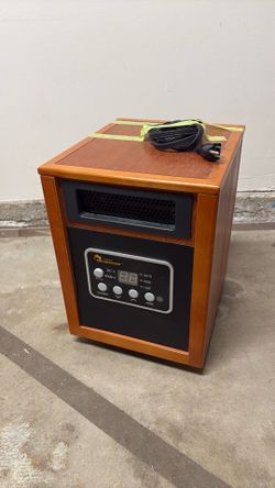 DR. HEATER portable space heater, 1500W, Cherry